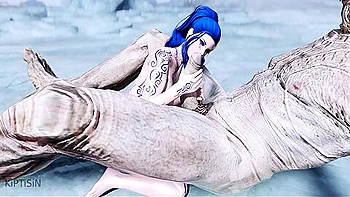 Blue Curvy Girl Warms