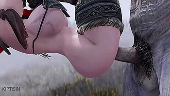 The Giant Fucked And Stretched This Juicy Little Warrior With His