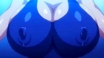 In front of the boy, she is shown off, licked, sucked, and tit-fucked with his dick in between, and then cums inside.