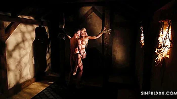 Busty Blonde Enjoys Male Domination