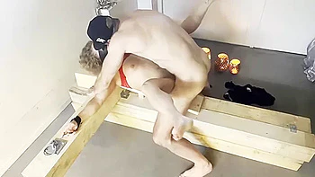 Sex Is Her New Religion! Crucified Hot Babe Gets Fucked Hard!