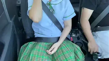 Pinay Student Gets Fuck Inside Her Professor's Car