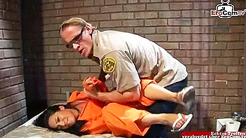 Sexy Prisoner Girl Gets Ass Fucked By A Guard In Prison