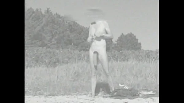 Huge flaccid cock - East German nude beach