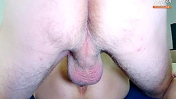 Bisexual Husband Shared His Wife With A Friend. Threesome. Mmf. Creampie. Full