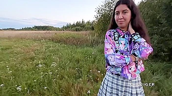 Cute Hitchhiker Agreed To Suck And Fuck - Russian
