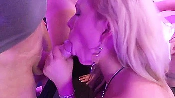 German Bukkake Cum Party With Delicious Cock Sucking Slags