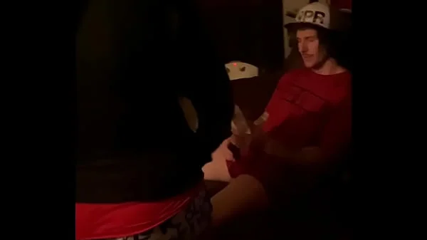 Gloryhole fun down at the local sex shop