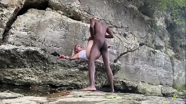 BigDaddyKJ: Interracial Couple Fucks On Hike | Preview