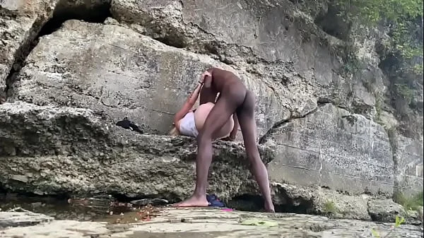 BigDaddyKJ: Interracial Couple Fucks On Hike | Preview
