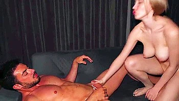 Fuck My Ass With Your Big Dick! - A Stranger Fucks A Long-haired Blonde In All Holes At Night!