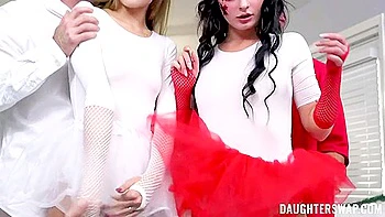 Lets Swap Our Cute Stepdaughter During Christmas