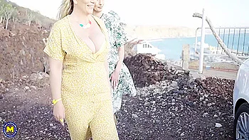 Old Lesbians Have Mature Group Sex Fun