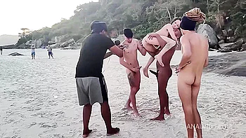 Bruno Santos Ass Fucking Outdoor Beach Side
