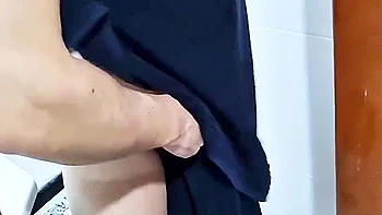 Hot Stepmom Spied On My Shower Until She Fell On My Dick