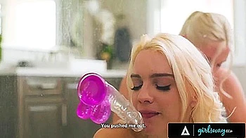 Naughty Blonde Gets Dildos Dped - Kenna James And Kay Lovely