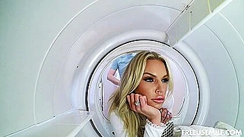 Milf Is Fucked In A Laundry Room By A Horny Stepson