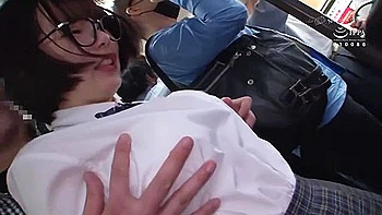 587] A Big Tits S********l In Uniform Gets And Grabbed From Behind And Wiggles Her Ass On A Crowded Bus By A Titty Grabbing M****ter 14 2