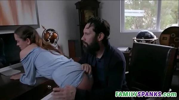 Stepdaddy Punishes His Bad Stepdaughter