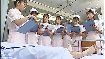 Fabulous Japanese girl Kaho Kasumi, Sasa Handa, Meguru Kosaka in Horny Nurse, Handjobs JAV video