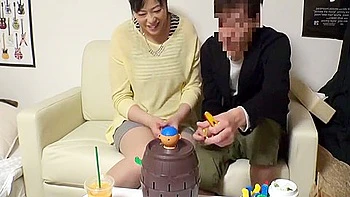 Big Breasted Oriental Milf Has A Young Stud Plowing Her Cunt