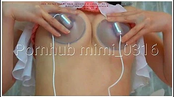 After The Nipple Sucking, Clit Orgasm Japanese Amateur In Cute Costumes