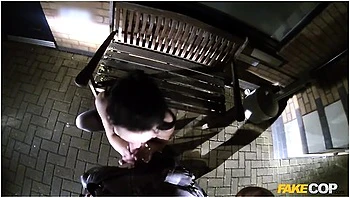 Policeman Fucks A Women Walking Home After A Night On The Town With Monty Cash