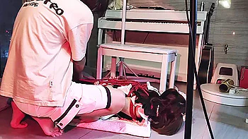 Astonishing Adult Clip Bondage Wild Only For You