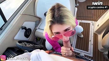 Sexy Captains Secret: Epic Risky Fuck On A Boat With Tory Sweety
