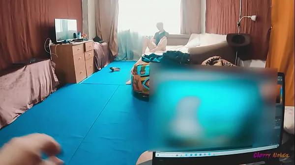 MILF got a big cock in her ass from stepson. POV