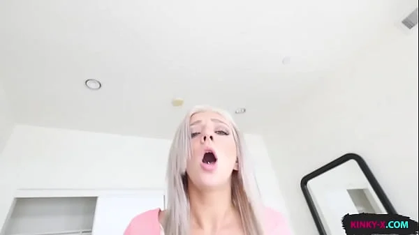 Watch this hung dude fuck his slutty stepsis, cum inside and get her knocked up - Tiffany Watson