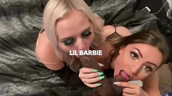 Kylie & Khloé Giving Blowjob