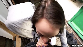 A Little Cash And She Sucks Dick Behind The Truck - Alessa Savage