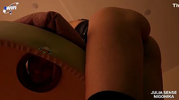 Happy Completing Rubdown Lesbian Video