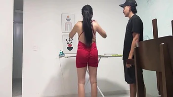 Stepsister Helps Her Stepbrother With A Condition To Fuck Her