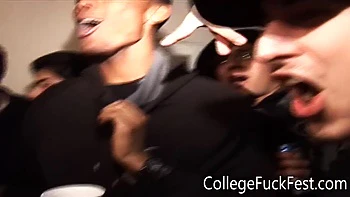 College Whore Fucking Frat House Cock