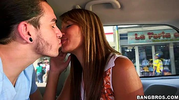 Fucking An Amateur Latina On the BangBus