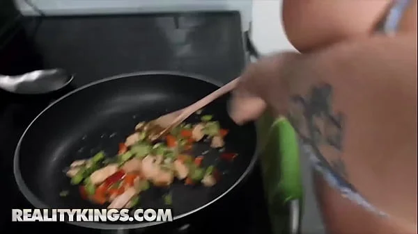 Jessica Bounces Her Big Boobs Until Her Bf (Vitaly Vox) Slips His Cock Into Her Slick Pussy - Reality Kings