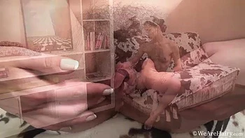 Alisa Pie cleans as a maid and masturbates after - WeAreHairy