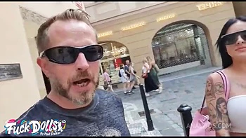 Busty Inked Bombshell Barbie Esm Rough Ass Destruction, Deepthroat