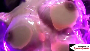 Depraved Asian Teen 18+ Oiled Up Adult Clip