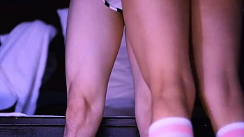 Ellie Pink Hot Teen Neighbor Fucks Hardcore Creampie in School Uniform