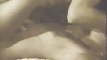 Vintage Threesome Black And White Sex Film