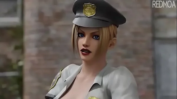 female cop want my cock 3d animation
