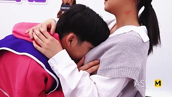 An Asian Group Plays An Undressing Game