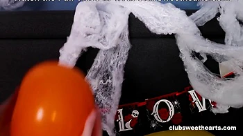 Ophelia Roy And Kitty Doll - Witches Cast Their Spells On 1 Innocent Pussy For Halloween At