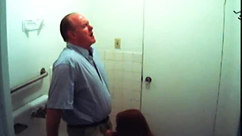 Cum guzzling cock sucking office slut gets on her knees