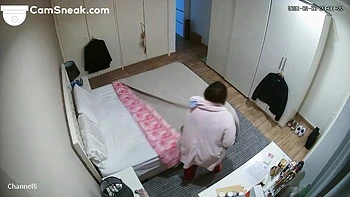 IPCAM - Milf getting ready for bed