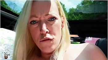 Public! Chauffeur Service Fick! Creampie Instead Of Tipping!