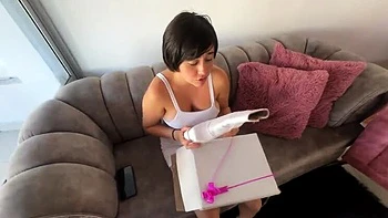 Manuela Alvarez Gets Happy in Boots Gift from Stepdad - Hindi Audio Nude 4K